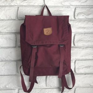 Fjallraven fox foldsack backpack crimson unisex